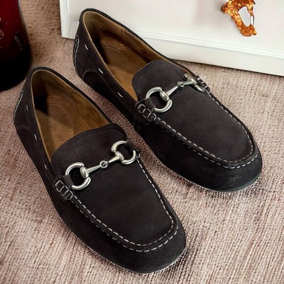 Nunn Bush Other - Nunn Bush Suede Horsebit Driving Loafers Mens Size 9.5M